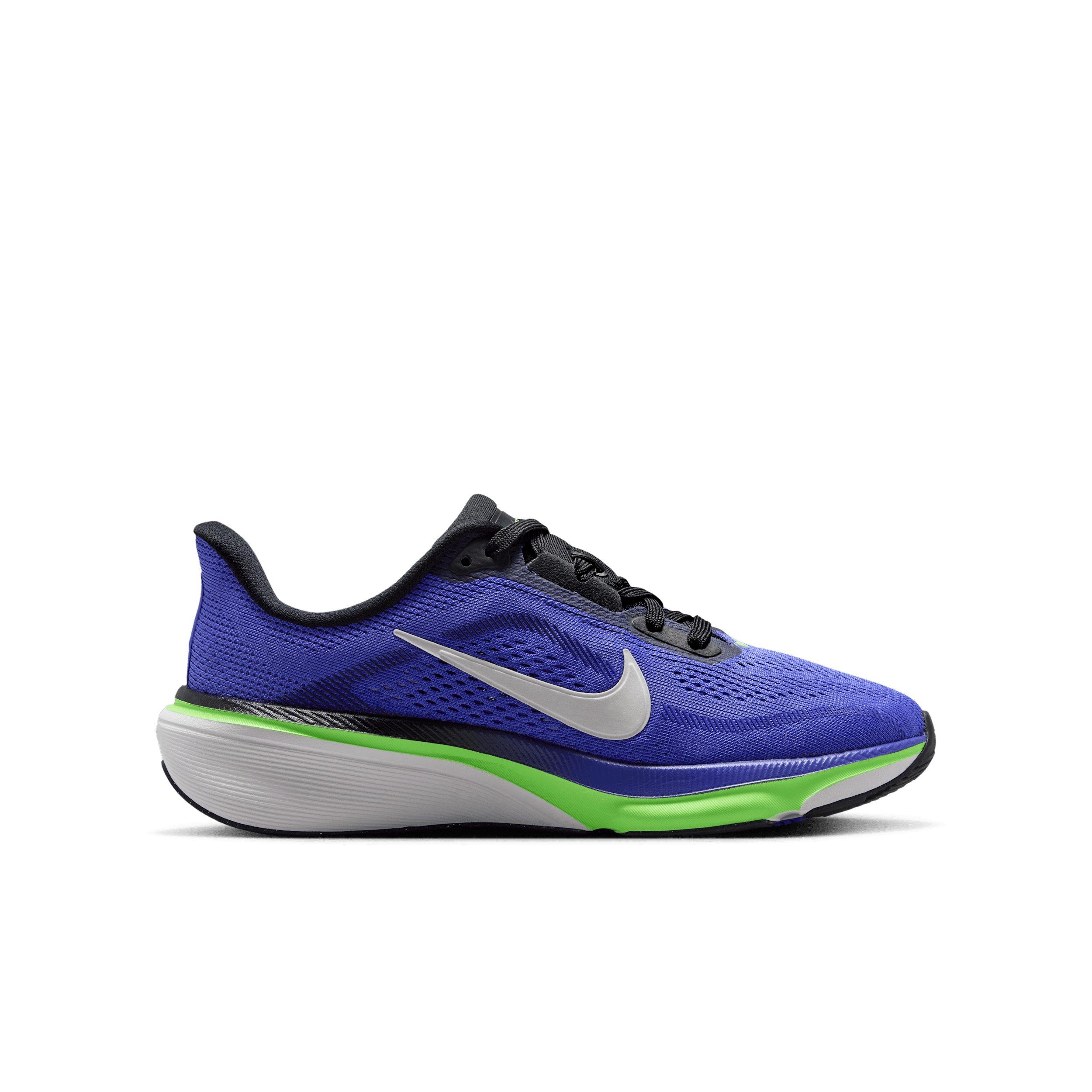 Nike Pegasus 42 "Sapphire/Lapis/Lime Blast/Black" Grade School Boys' Running Shoe - SAPPHIRE/LAPIS/LIME/BLACK